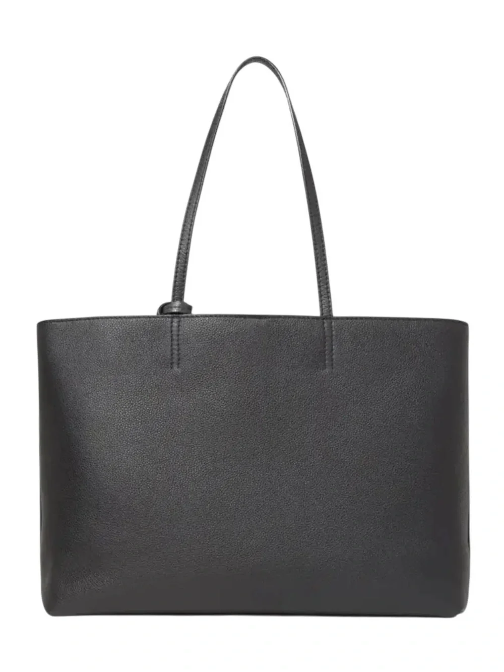 Jimmy Choo Black Pebbled Leather Tote with Branded Charm - Picture 2 of 7